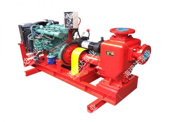 Emergency fire pump for diesel engine